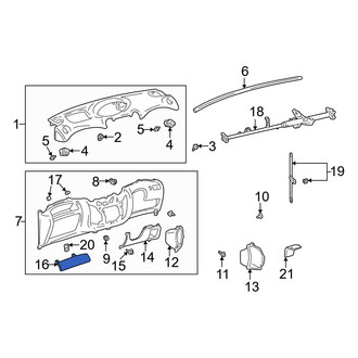 Toyota OE - Glove Box Door