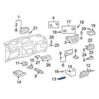 Toyota OE - Instrument Panel Cover