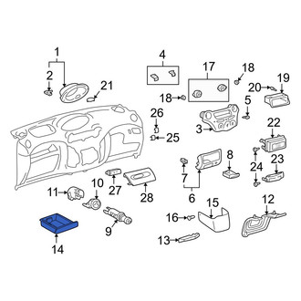 Toyota OE - Instrument Panel Storage Compartment