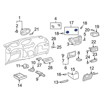 Toyota OE - Dashboard Air Vent