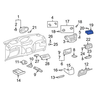 Toyota OE - Instrument Panel Pocket