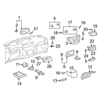 Toyota OE - Instrument Panel Side Cover