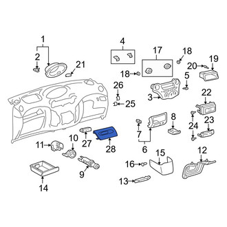Toyota OE - Center Instrument Panel Trim Panel