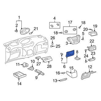 Toyota OE - Instrument Panel Cover