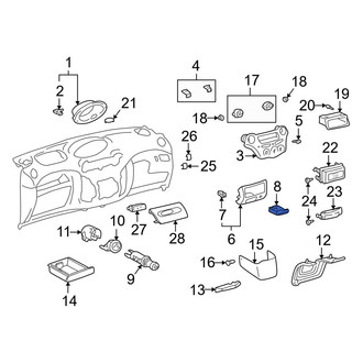 Toyota OE - Instrument Panel Ashtray