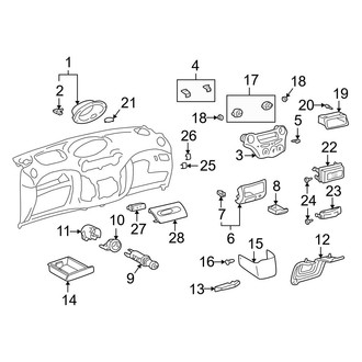 Toyota OE - Instrument Panel Components