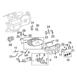 Toyota OE - HVAC Heater Control Knob