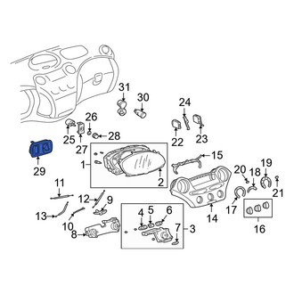 Toyota OE - Instrument Cluster Bezel