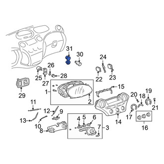 Toyota OE - 12 Volt Accessory Power Outlet Cover
