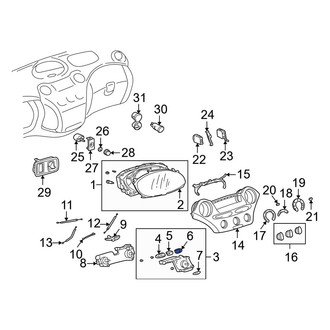 Toyota OE - HVAC Heater Control Knob