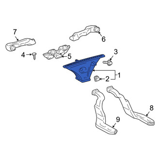 Toyota OE - Front Instrument Panel Air Duct