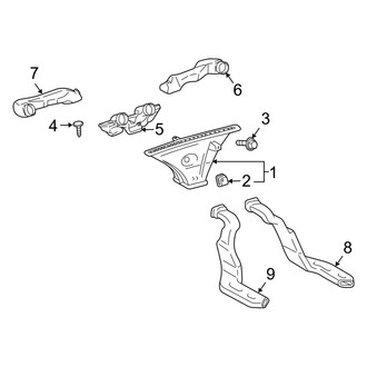 Toyota OE - Instrument Panel - Ducts