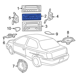 Toyota OE - Radio Control Unit