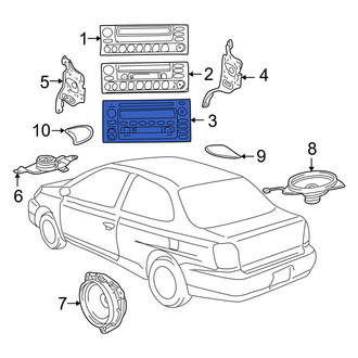 Toyota OE - Radio Control Unit