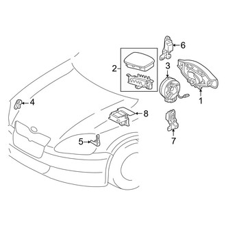 Toyota OE - Restraint Systems - Air Bag Components