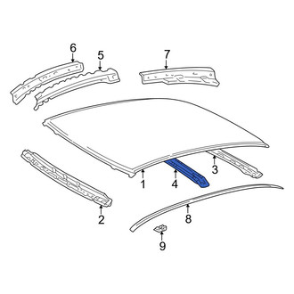 Toyota OE - Center Roof Panel Reinforcement