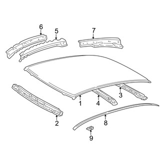 Toyota OE - Roof & Components (2 Doors Sedan)