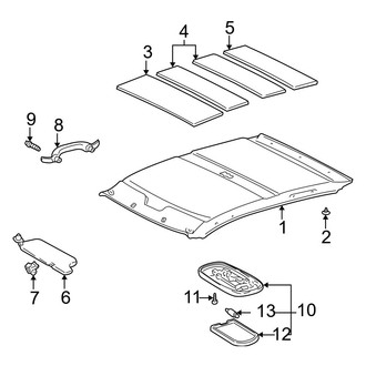 Toyota OE - Roof - Interior Trim (2 Doors Sedan)