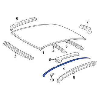 Toyota OE - Right Roof Molding