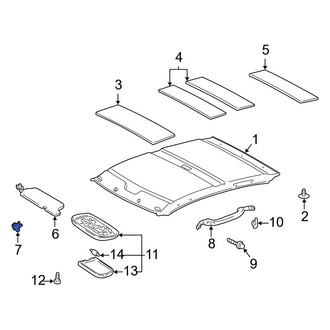 Toyota OE - Sun Visor Holder