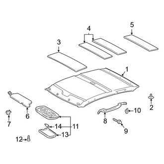 Toyota OE - Roof - Interior Trim (4 Doors)