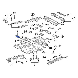 Toyota OE - Front Foot Rest