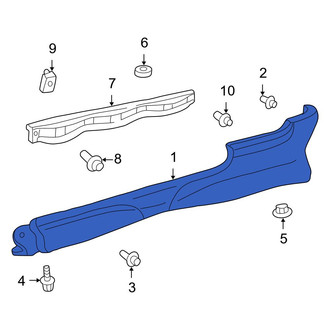 Toyota OE - Left Rocker Panel Guard
