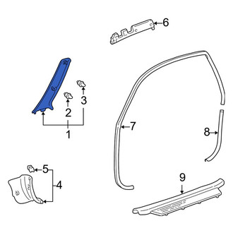 Toyota OE - Right Body A-Pillar Trim Panel