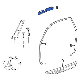 Toyota OE - Front Right Door Trim Molding