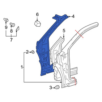Toyota OE - Left Inner Body A-Pillar