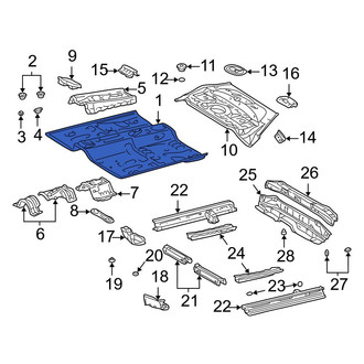 Toyota OE - Front Floor Pan