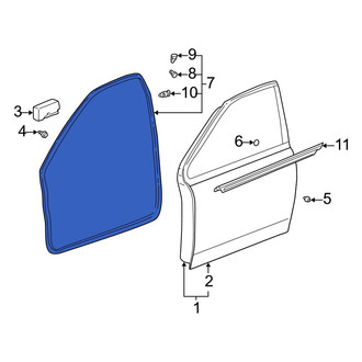 Toyota OE - Left Door Seal