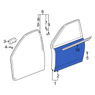 Toyota OE - Front Left Outer Door Outer Panel