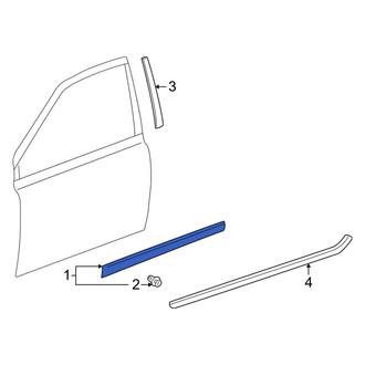 Toyota OE - Front Left Lower Door Molding