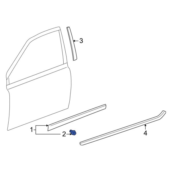 Door Molding Clip