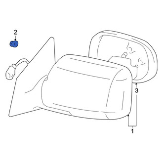 Toyota OE - Door Mirror Nut