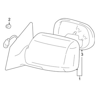 Toyota OE - Front Door - Outside Mirrors (4 Doors)
