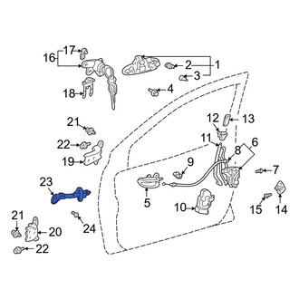 Toyota OE - Front Left Door Check