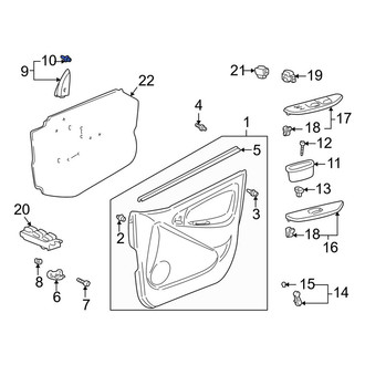 Toyota OE - Door Interior Trim Panel Retainer