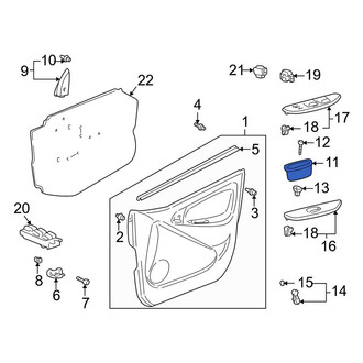 Toyota OE - Front Left Door Trim Panel Pocket