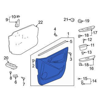 Toyota OE - Front Left Inner Door Interior Trim Panel