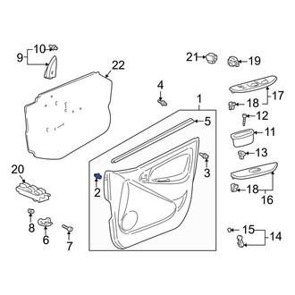 Toyota OE - Lower Body A-Pillar Trim Panel Clip