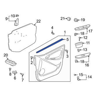 Toyota OE - Front Left Door Seal