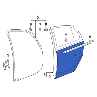 Toyota OE - Front Left Outer Door Outer Panel