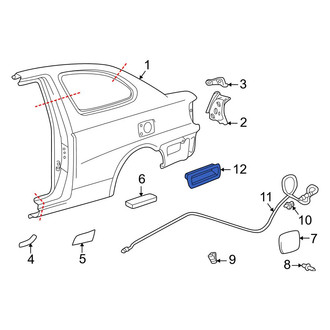 Toyota OE - Rear Quarter Panel Vent