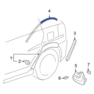 Toyota OE - Rear Left Fender Flare