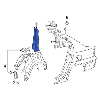 Toyota OE - Rear Right Upper Quarter Panel