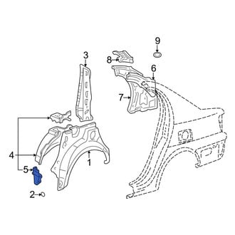 Toyota OE - Rear Right Quarter Panel Extension