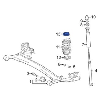 Toyota OE - Rear Upper Coil Spring Insulator