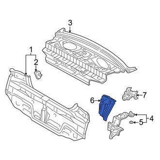 Toyota OE - Rear Left Package Tray Trim